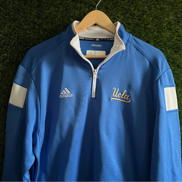 Adidas Climalite UCLA Half Zip Jacket - Picture 3 of 6
